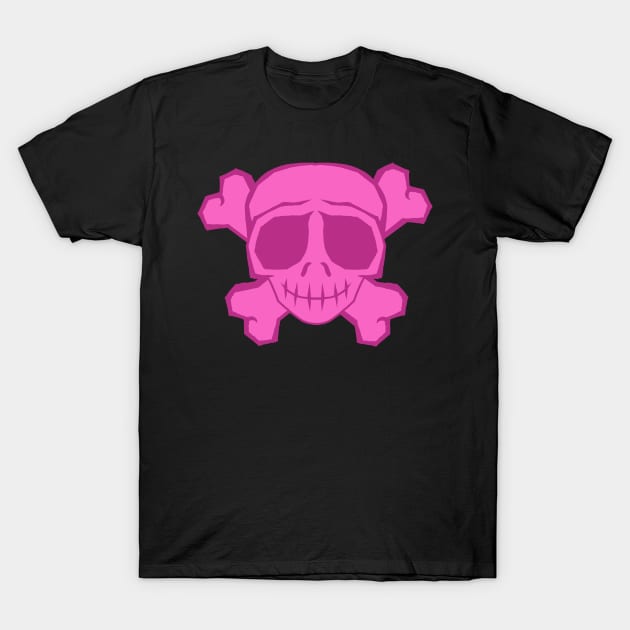 cute skull pimk T-Shirt by jwviz